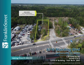 Plus de détails pour 6310 Blanding Blvd, Jacksonville, FL - Local d’activités à vendre