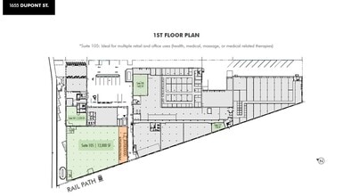 1655 Dupont St, Toronto, ON à louer Plan d’étage– Image 1 sur 1