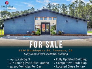 Plus de détails pour 1494 Washington Rd, Thomson, GA - Local commercial à vendre