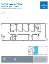 5040 Crenshaw Rd, Pasadena, TX à louer Plan d’étage– Image 1 sur 1