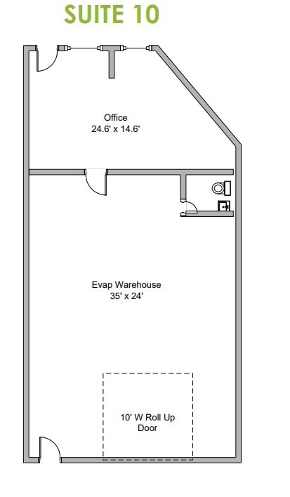 1835 E 6th St, Tempe, AZ à louer Plan d’étage– Image 1 sur 1