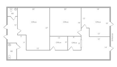 2041-2091 N Arizona Ave, Chandler, AZ à louer Plan d’étage– Image 2 sur 2