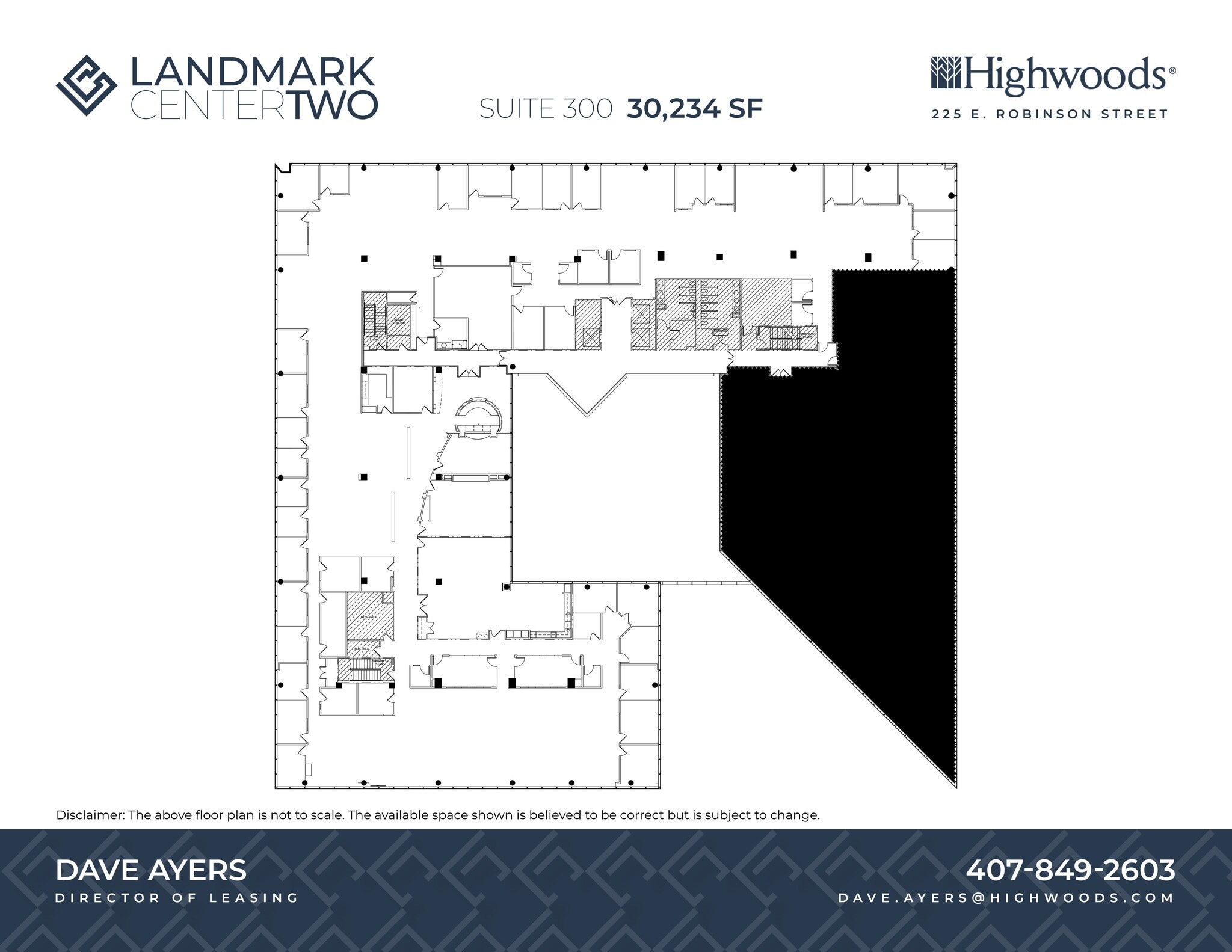 225 E Robinson St, Orlando, FL à louer Plan de site– Image 1 sur 1