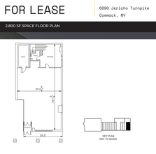 6090-6136 Jericho Tpke, Commack, NY à louer Plan d’étage– Image 1 sur 1