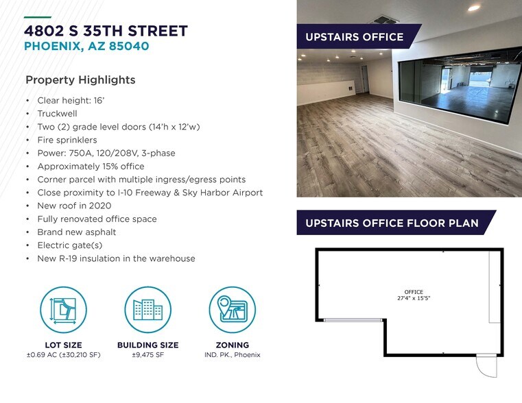 4802 S 35th St, Phoenix, AZ à louer - Photo de l’immeuble – Image 2 sur 5