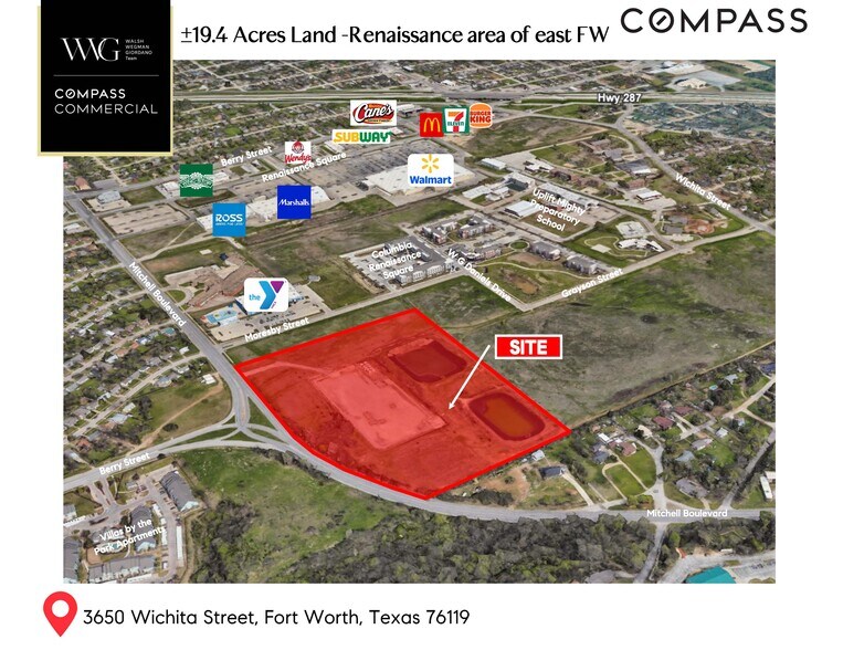 3650 Wichita st, Fort Worth, TX à vendre - Aérien – Image 2 sur 2