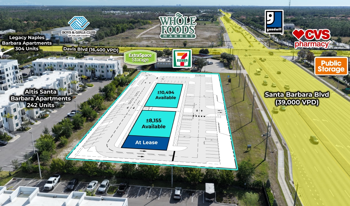 4706 Santa Barbara blvd, Naples, FL à louer Plan de site– Image 1 sur 5