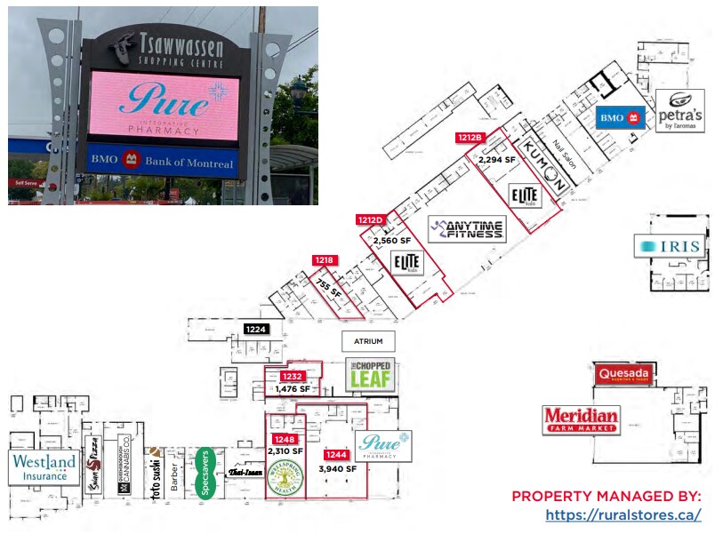 1200-1288 56 St, Delta, BC à louer Plan d’étage– Image 1 sur 1