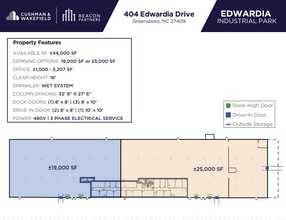 326 Edwardia Dr, Greensboro, NC à louer Plan d’étage– Image 1 sur 1