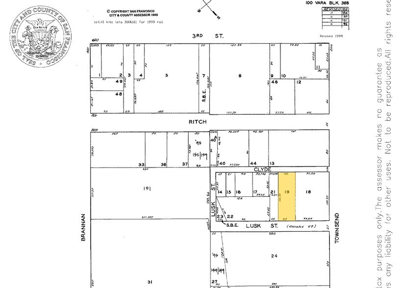 47 Lusk St, San Francisco, CA à louer - Plan cadastral – Image 2 sur 23
