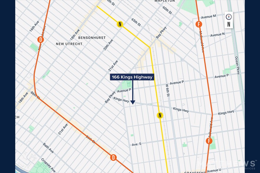 166 Kings Hwy, Brooklyn, NY à vendre - Photo de l’immeuble – Image 3 sur 3