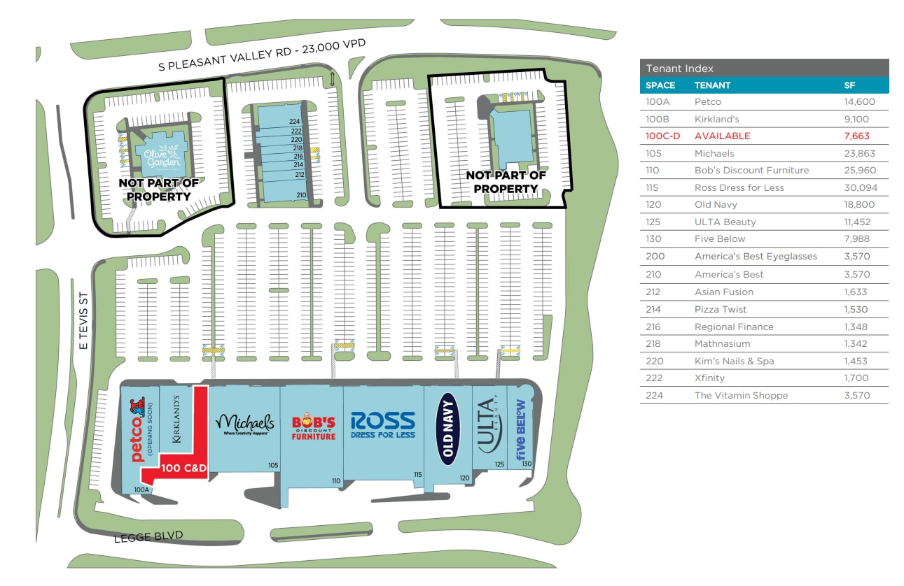 2460 S Pleasant Valley Rd, Winchester, VA à louer Plan de site– Image 1 sur 1