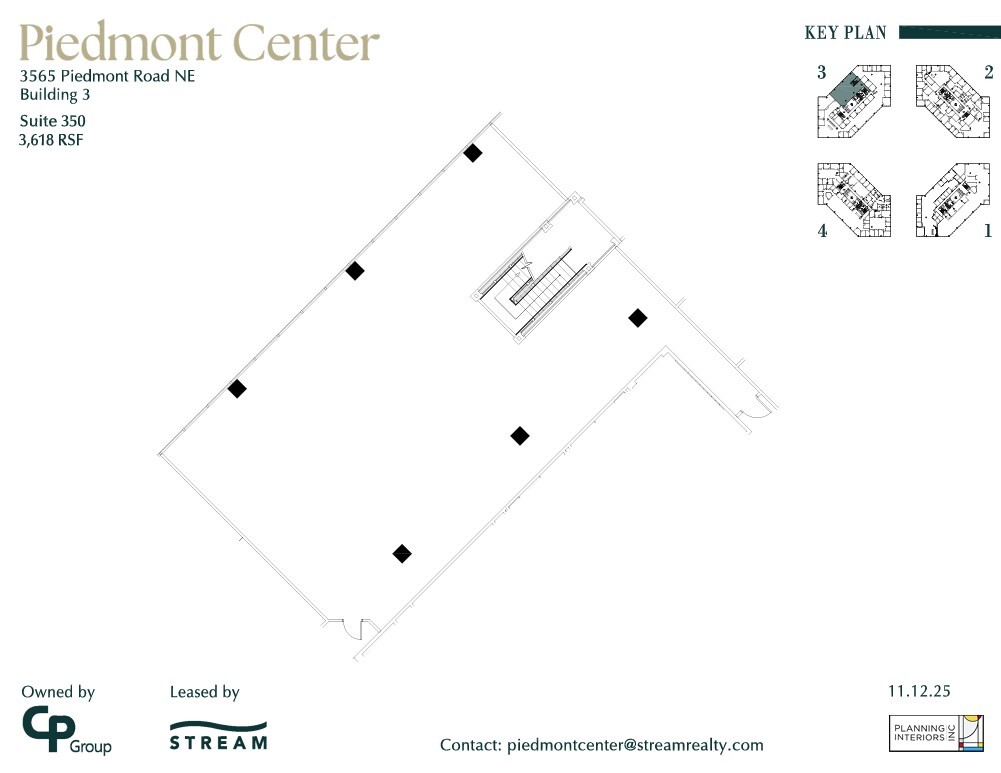 3495 Piedmont Rd NE, Atlanta, GA à louer Plan d’étage– Image 1 sur 1