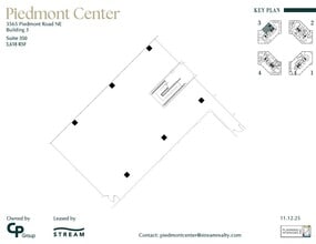 3495 Piedmont Rd NE, Atlanta, GA à louer Plan d’étage– Image 1 sur 1