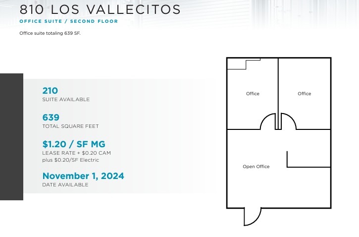 800 Los Vallecitos Blvd, San Marcos, CA à louer Plan d’étage– Image 1 sur 1