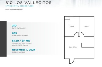 800 Los Vallecitos Blvd, San Marcos, CA à louer Plan d’étage– Image 1 sur 1