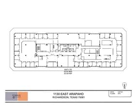 1130 E Arapaho Rd, Richardson, TX à louer Plan d’étage– Image 1 sur 1