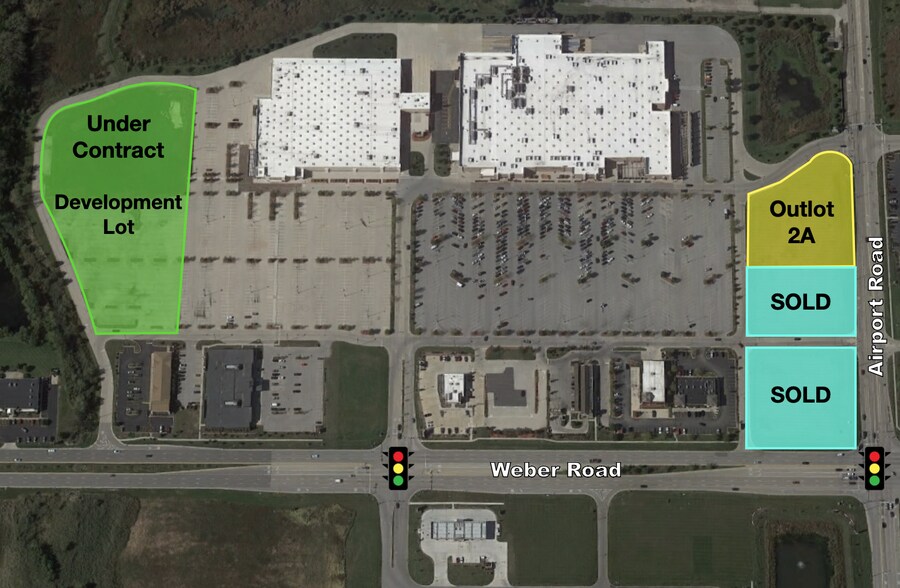 Weber Rd, Romeoville, IL à vendre - Aérien – Image 2 sur 3