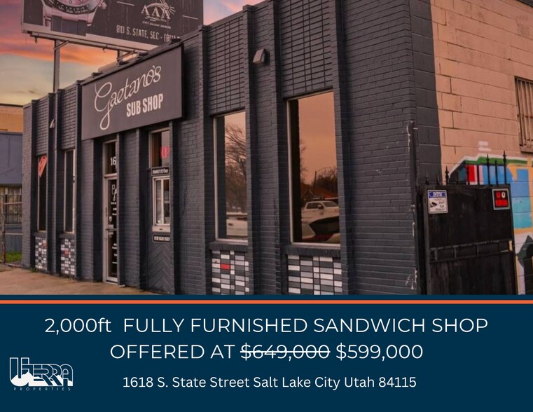 1618 S State St, Salt Lake City, UT à vendre - Photo de l’immeuble – Image 1 sur 5