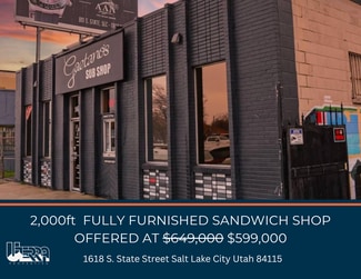 Plus de détails pour 1618 S State St, Salt Lake City, UT - Local commercial à vendre
