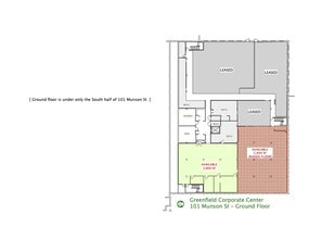 101 Munson St, Greenfield, MA à louer Plan d’étage– Image 2 sur 3