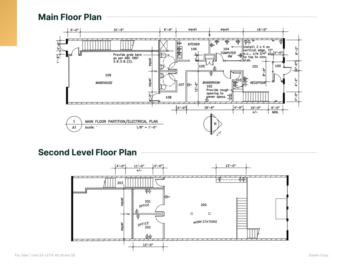 12110 40th St SE, Calgary, AB T2Z 4K6 - Lot 20 - - Plan d’étage - Image 1 of 1