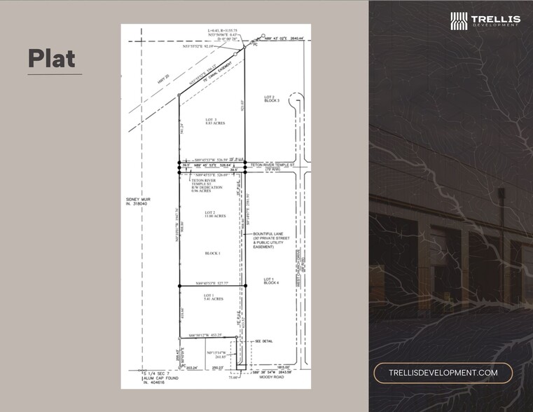 4 W Moody Rd 4 W Moody rd, Rexburg, ID à vendre - Plan cadastral – Image 3 sur 9