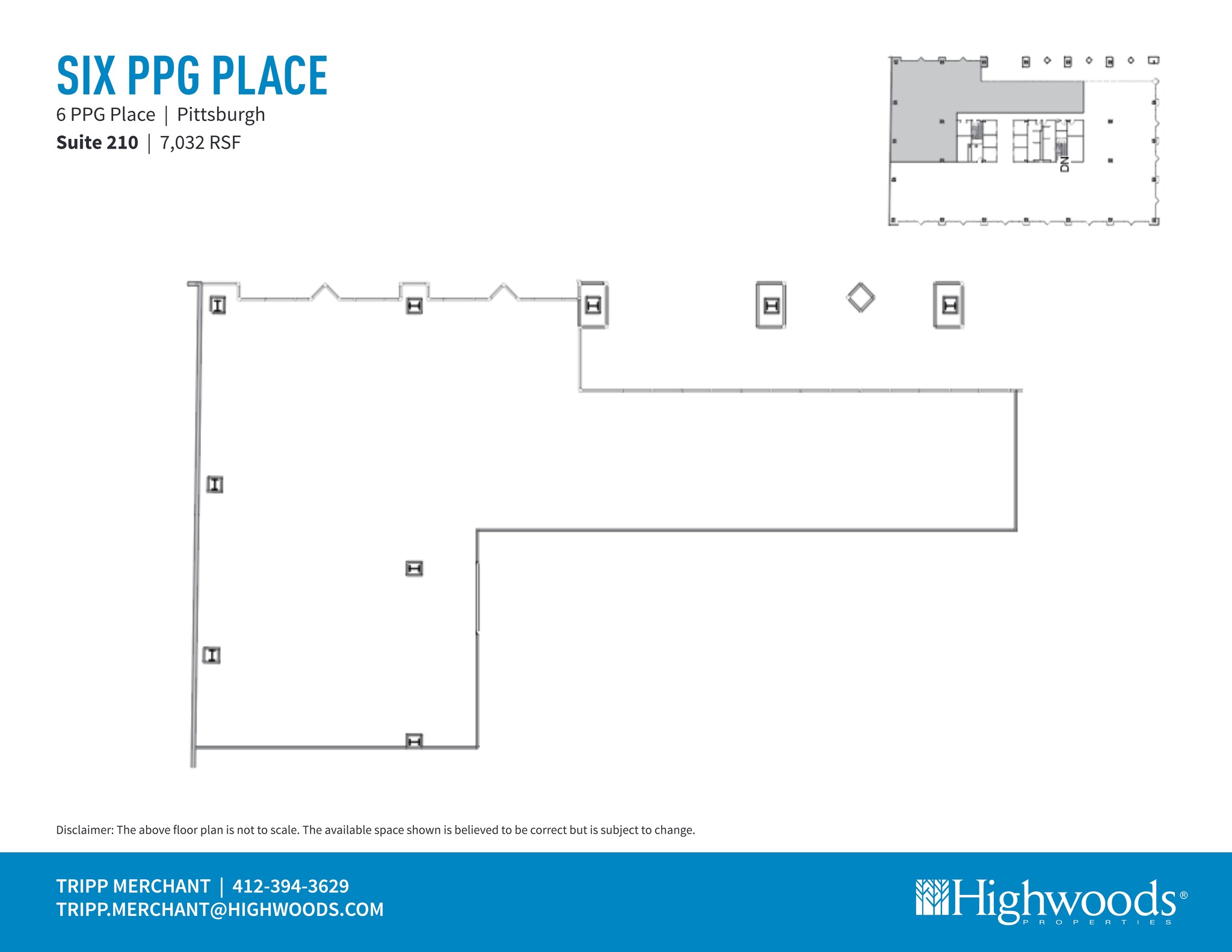 1 PPG Pl, Pittsburgh, PA à louer Plan de site– Image 1 sur 1