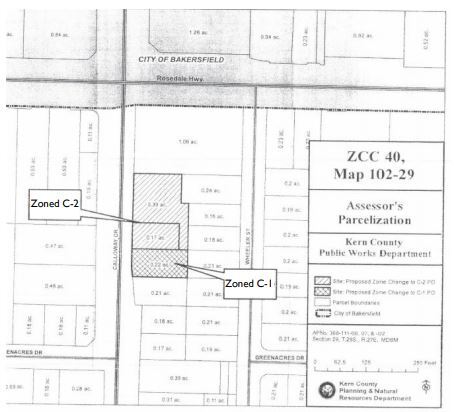 2500 Calloway Dr, Bakersfield, CA à louer - Plan cadastral – Image 3 sur 3