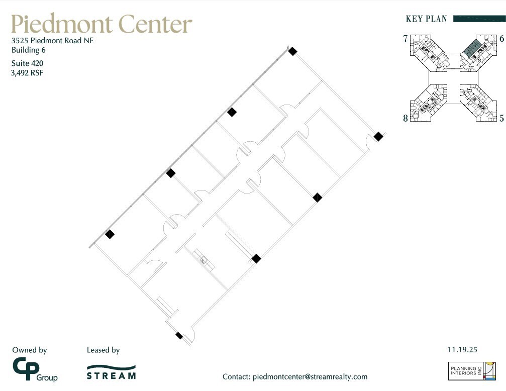 3495 Piedmont Rd NE, Atlanta, GA à louer Plan d’étage– Image 1 sur 1
