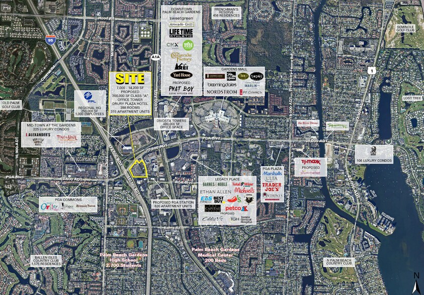 SEQ I-95 & PGA blvd, Palm Beach Gardens, FL à louer - Photo de l’immeuble – Image 2 sur 6