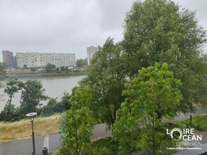 Nantes, LA - Vue aérienne vue de carte