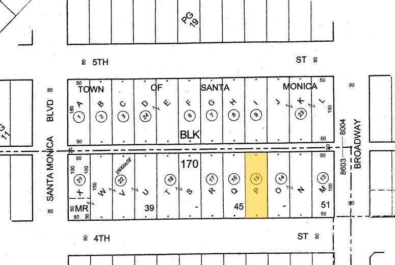 1441-1445 4th St, Santa Monica, CA à vendre - Plan cadastral – Image 2 sur 5