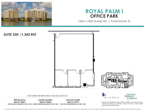 1000 S Pine Island Rd, Plantation, FL à louer Plan d’étage– Image 1 sur 1