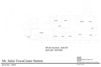 2055 N Mount Juliet Rd, Mount Juliet, TN à louer Plan de site– Image 1 sur 1