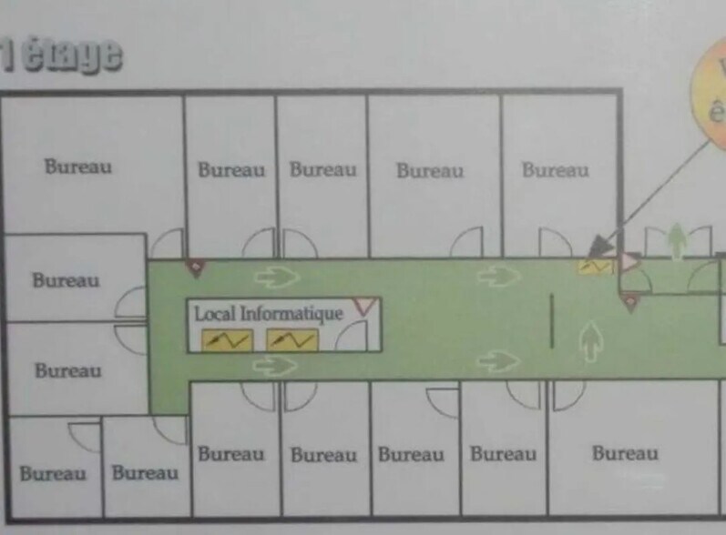 Bureau dans Champs-sur-Marne à vendre - Plan d’étage – Image 2 sur 2