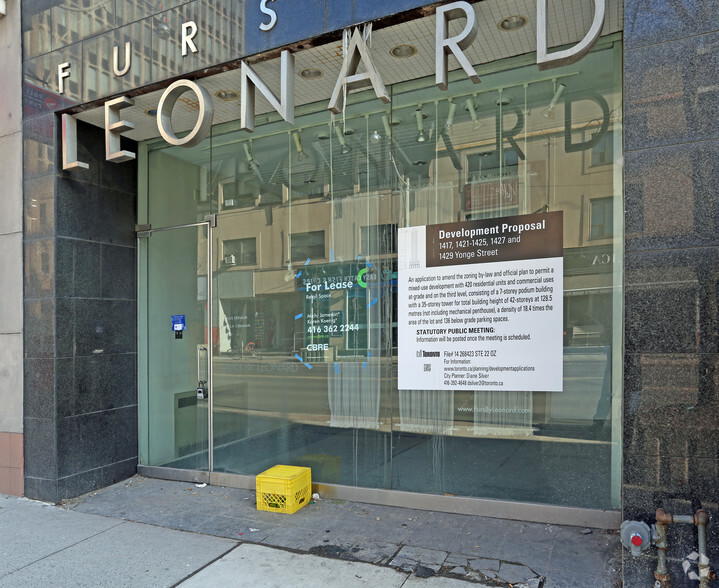 1417 Yonge St, Toronto, ON à louer - Photo de l’immeuble – Image 2 sur 3