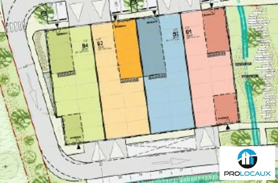 Local d’activités dans Le Pont-de-Claix à louer Plan de site– Image 1 sur 2