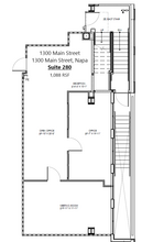 1300 Main St, Napa, CA à louer Plan d’étage– Image 1 sur 1