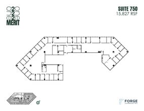 12221 Merit Dr, Dallas, TX à louer Plan d’étage– Image 1 sur 1