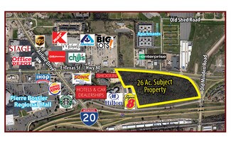 Plus de détails pour E Texas St, Bossier City, LA - Terrain à vendre