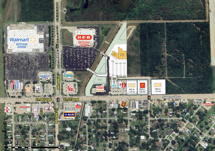 9323 Spencer Hwy, La Porte, TX à louer - Photo de l’immeuble – Image 2 sur 3