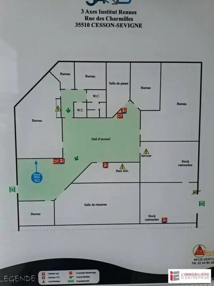 Bureau dans Cesson-Sévigné à louer - Photo de l’immeuble – Image 3 sur 8