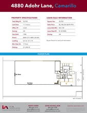 4880 Adohr Ln, Camarillo, CA à vendre Plan d’étage– Image 1 sur 1
