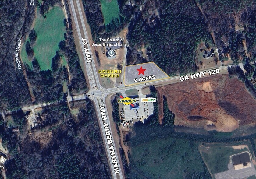 0 GA 120 hwy, Buchanan, GA à vendre - Aérien – Image 2 sur 4