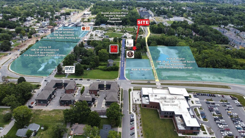 227 Park St, Westfield, IN à louer - Plan de site – Image 2 sur 2