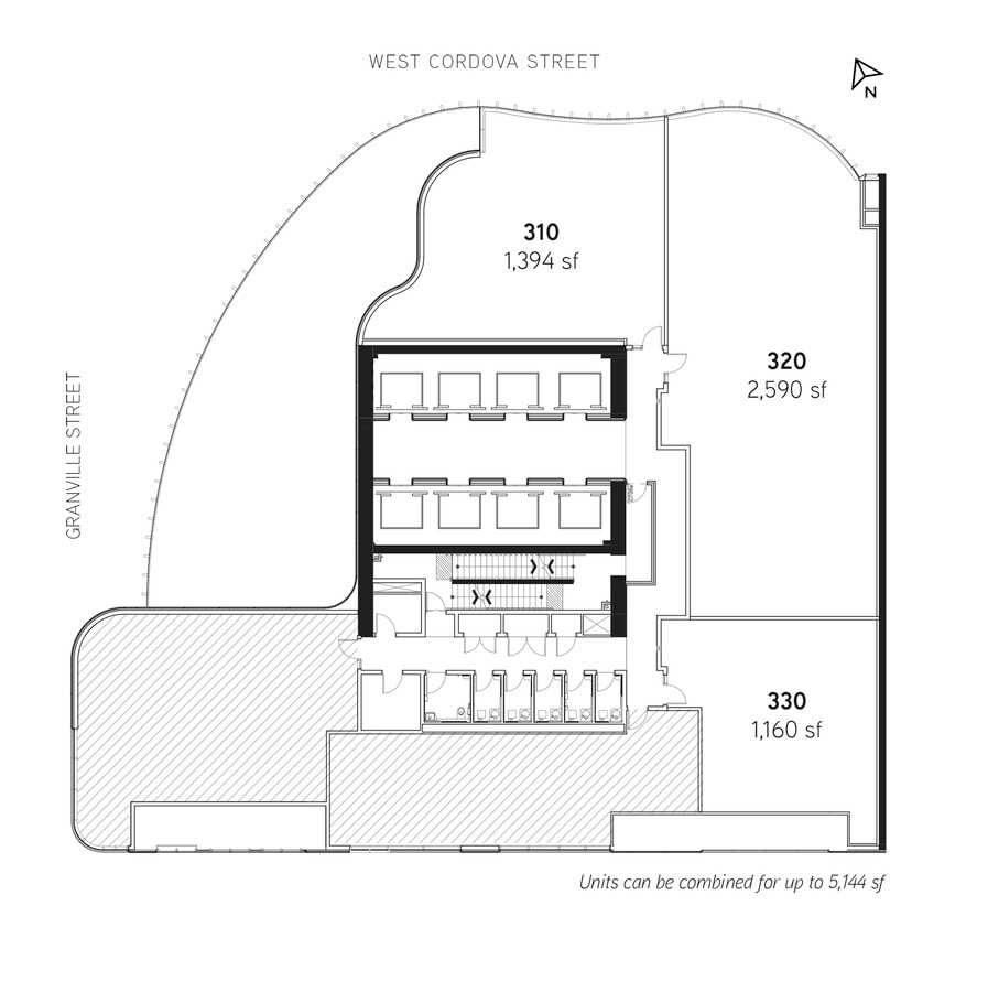 320 Granville St, Vancouver, BC V6B 0G5 - Lot 310 - - Photo intérieure - Image 1 of 1
