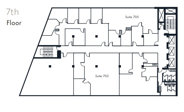 1112 W Pender St, Vancouver, BC à louer Plan d’étage– Image 1 sur 1