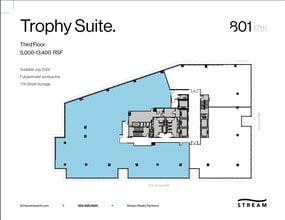 801 17th St NW, Washington, DC à louer Plan d’étage– Image 1 sur 4