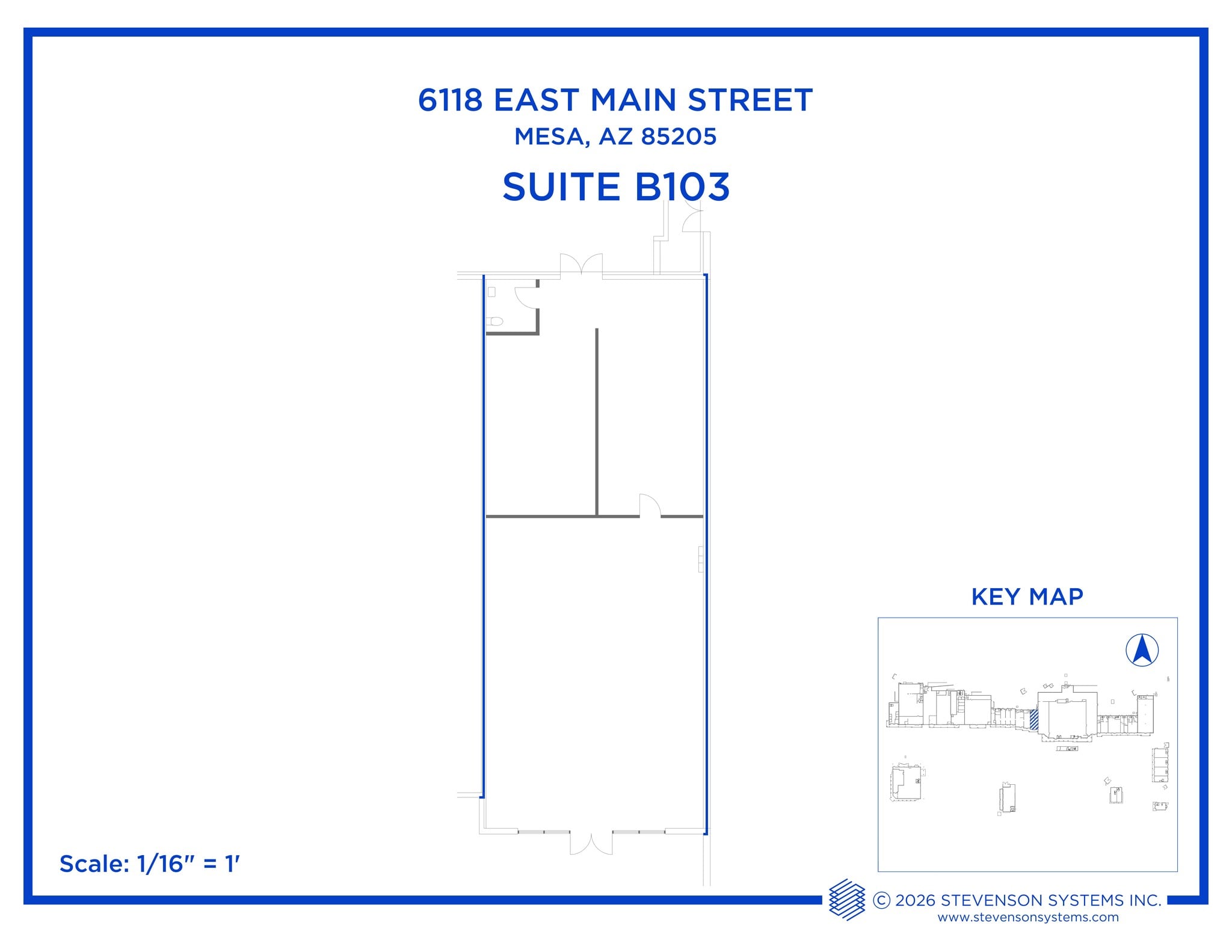 6016-6036 E Main St, Mesa, AZ à louer Plan de site– Image 1 sur 1